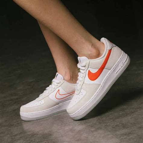 Nike Air Force first use cream